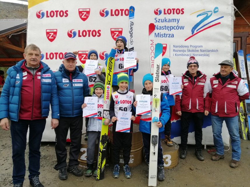 Zwycięzcy sobotnich zawodów Lotos Cup Kids 2020 Wisła